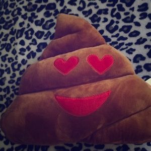 Fun Heart Poop Pillow